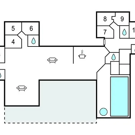 13 Bedroom Awesome In Feriehus Nørre Nebel