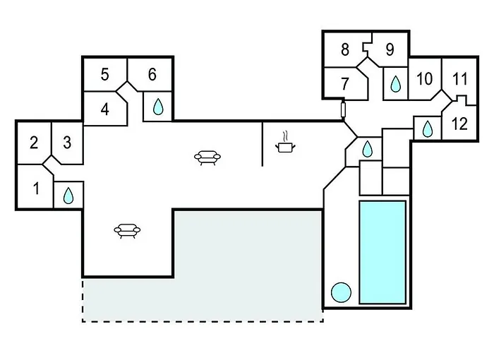 13 Bedroom Awesome In Feriehus Nørre Nebel